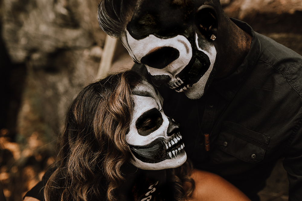 halloween couple session