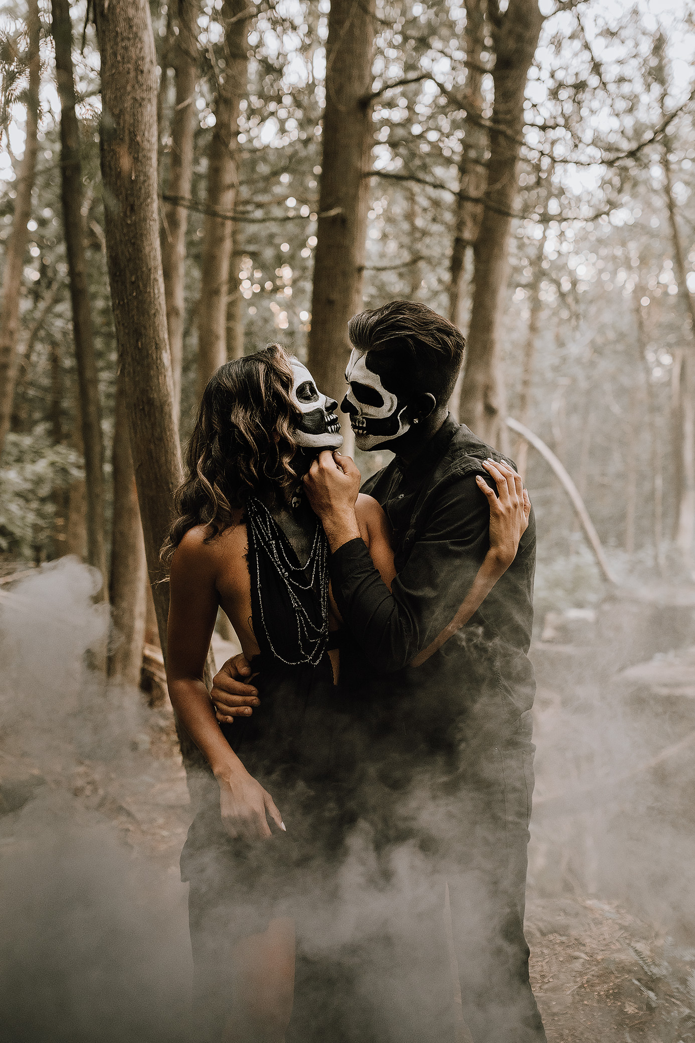 halloween couple session