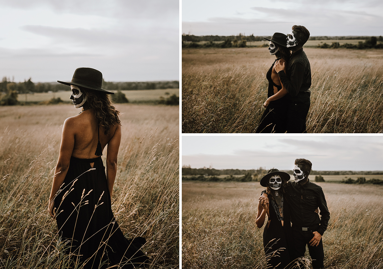 halloween couple session