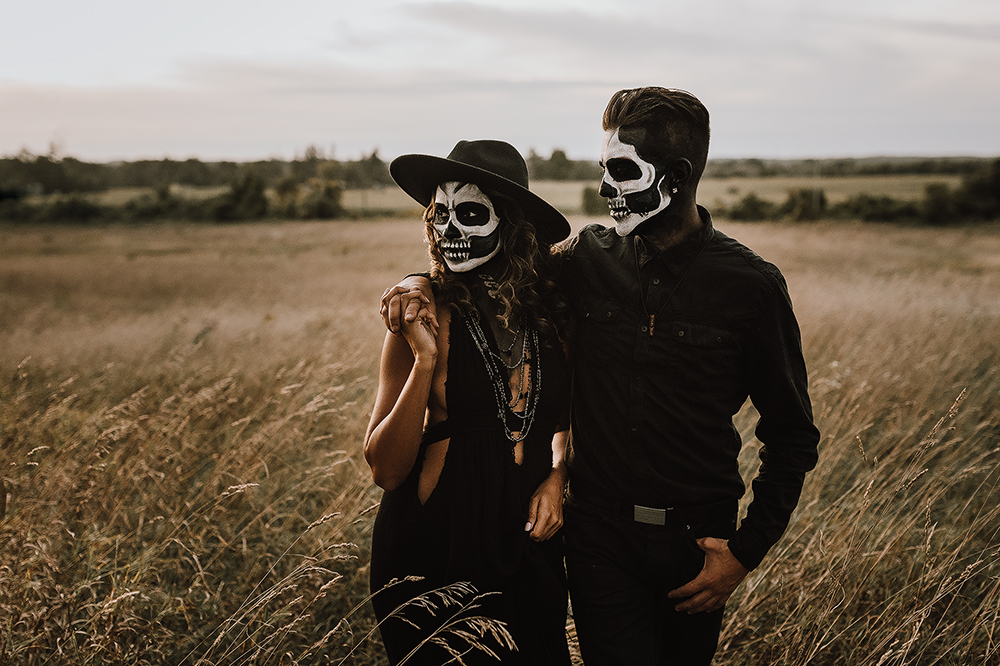 halloween couple session