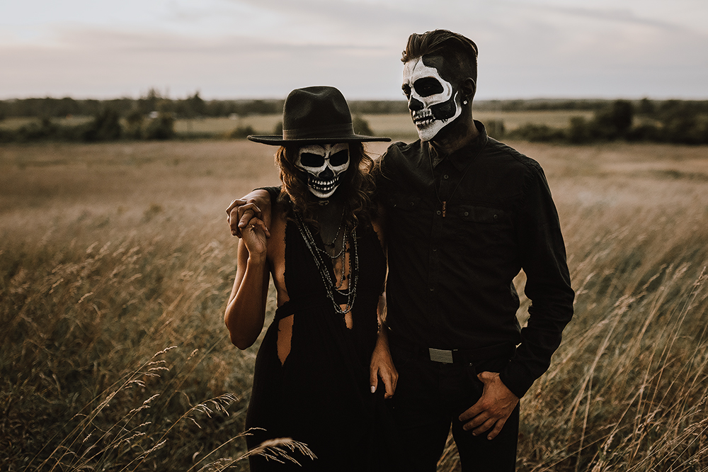 halloween couple session