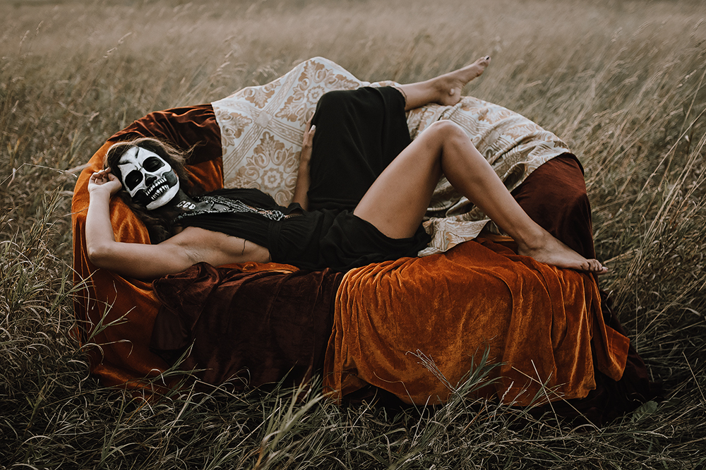 halloween couple session