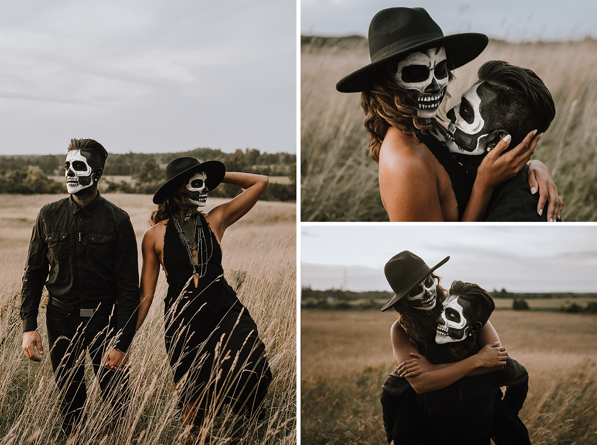 halloween couple session