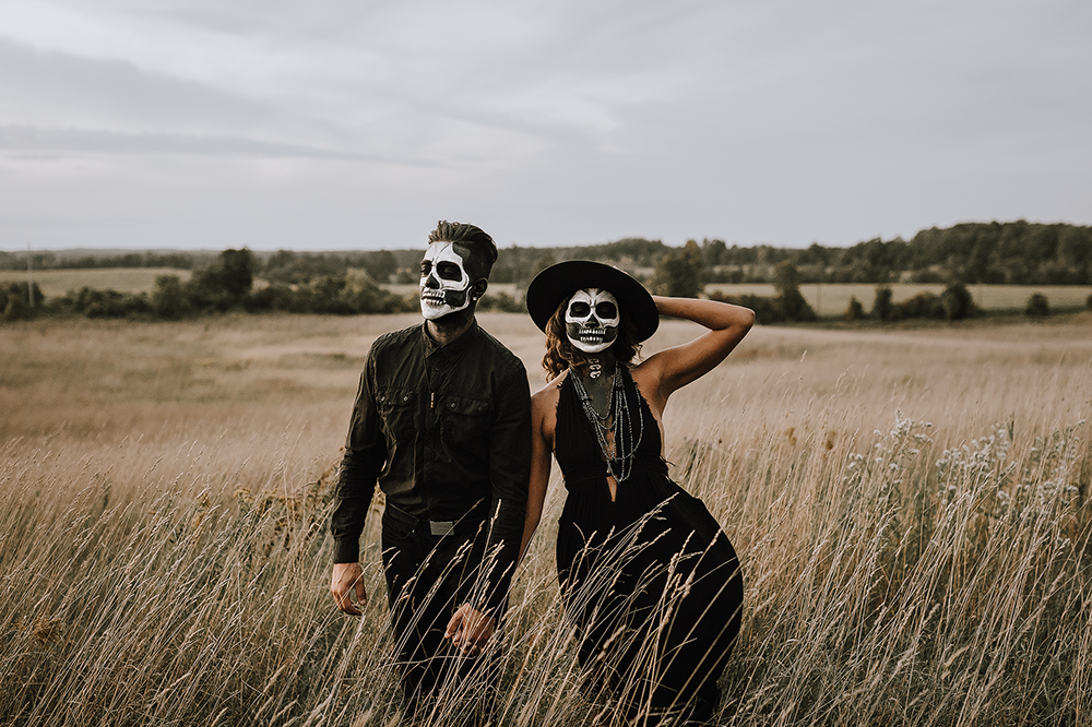 halloween couple session