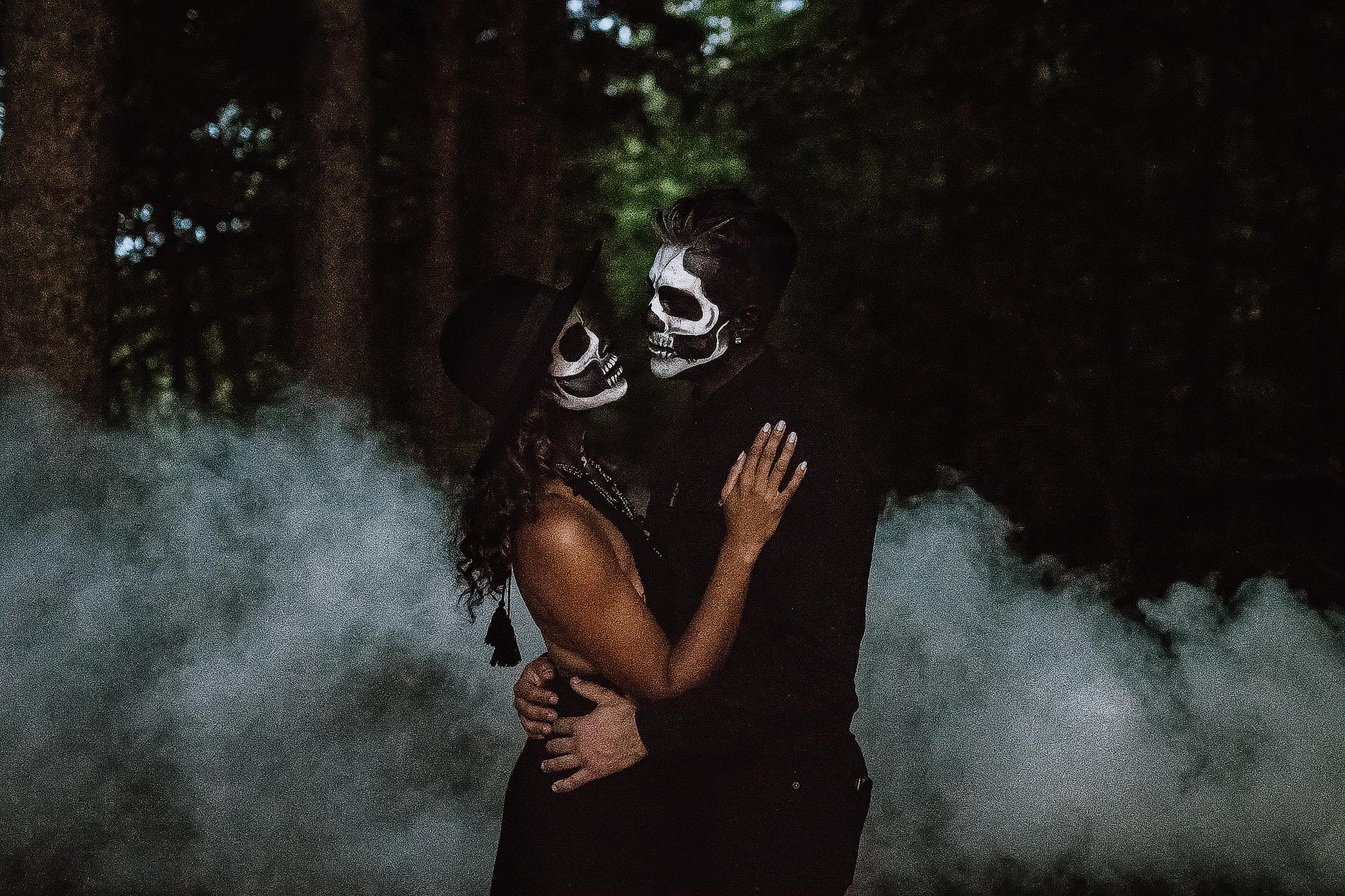 halloween couple session