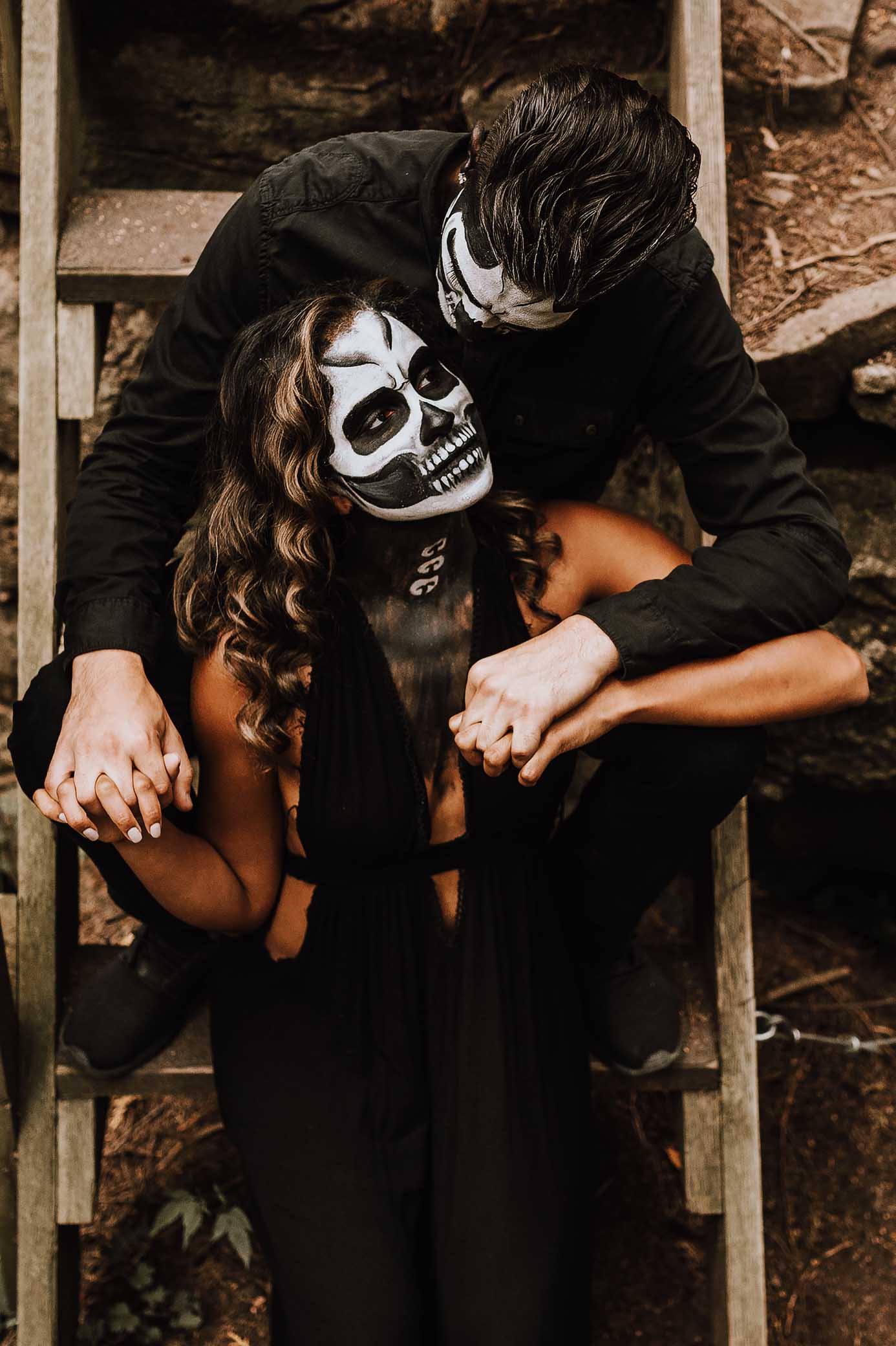 halloween couple session