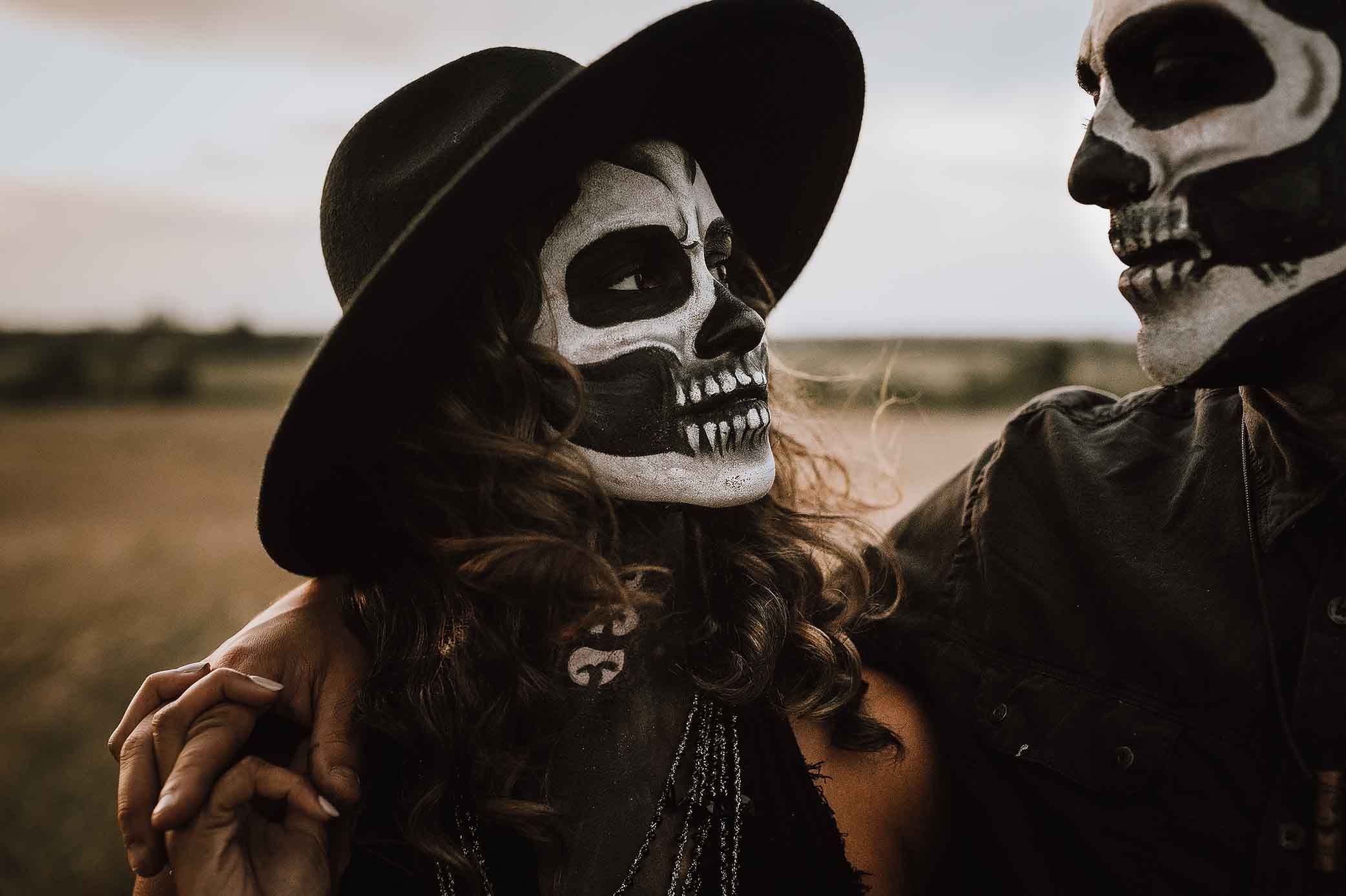 halloween couple session