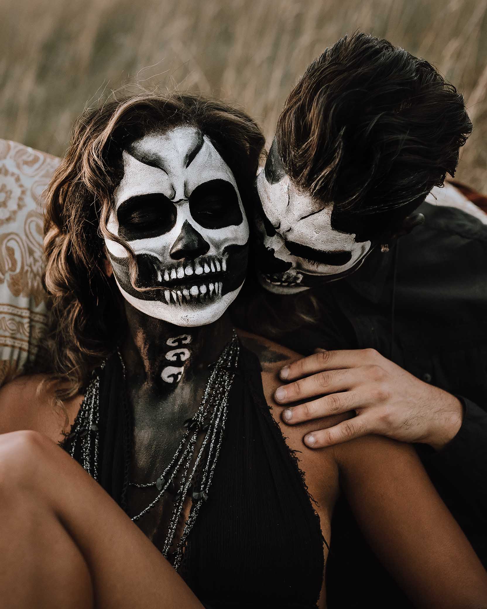 halloween couple session