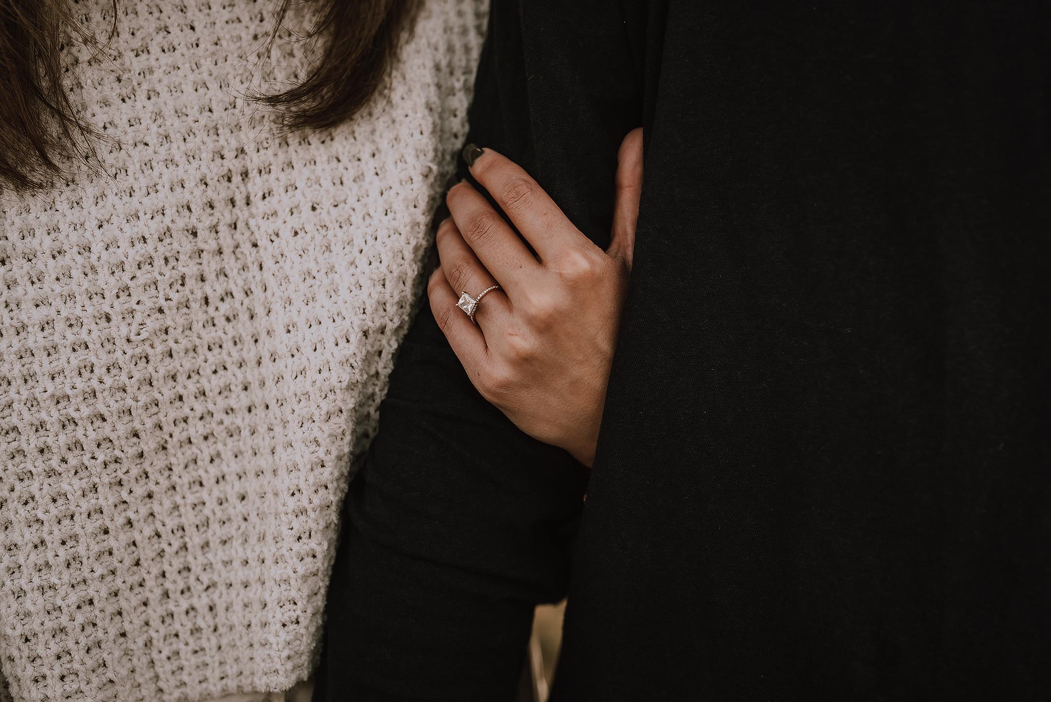 winter cabin elopement