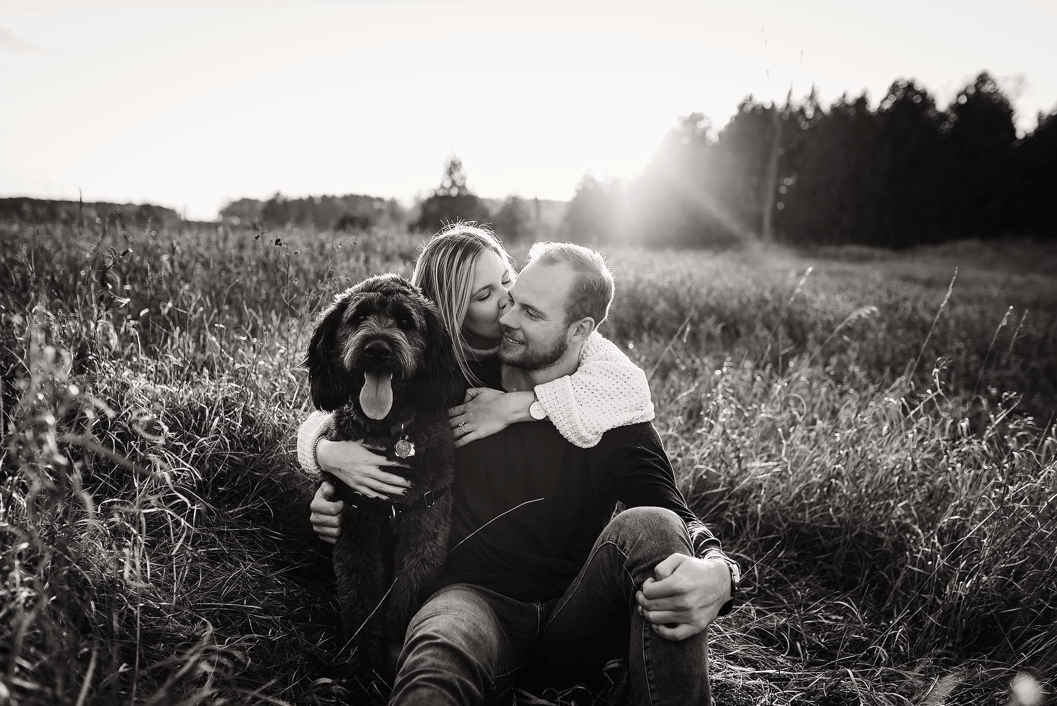 winter cabin elopement