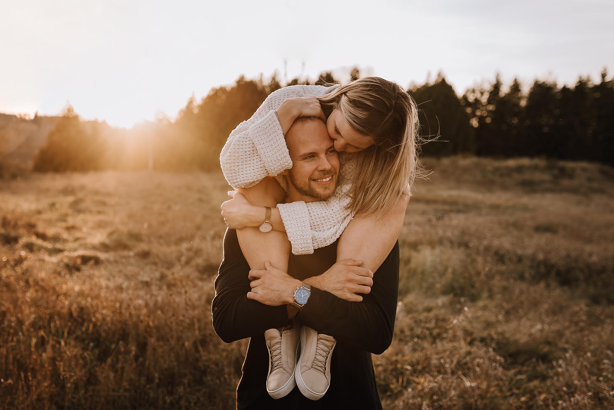 winter cabin elopement