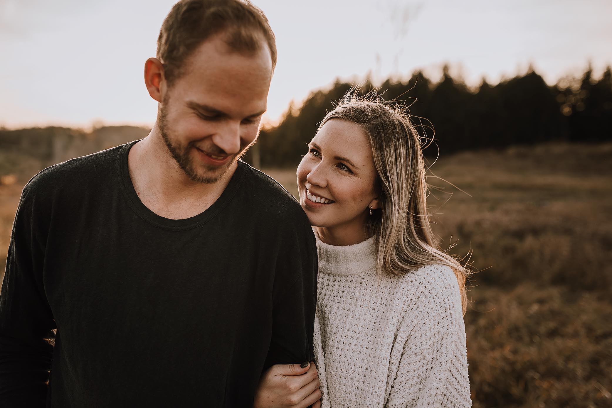 winter cabin elopement
