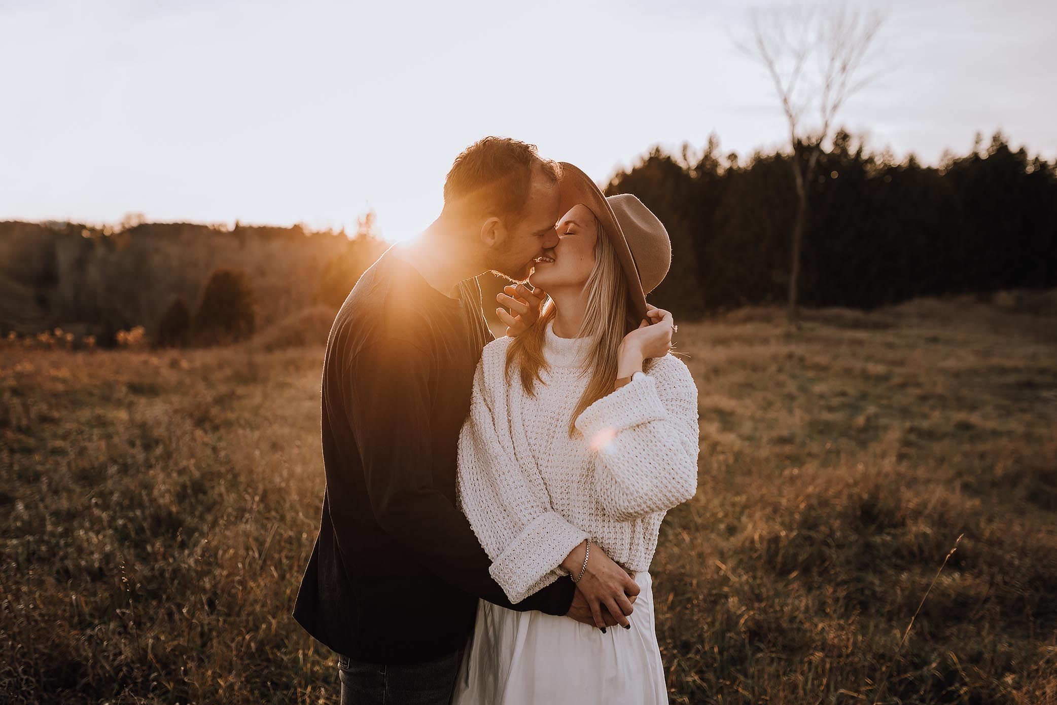 winter cabin elopement