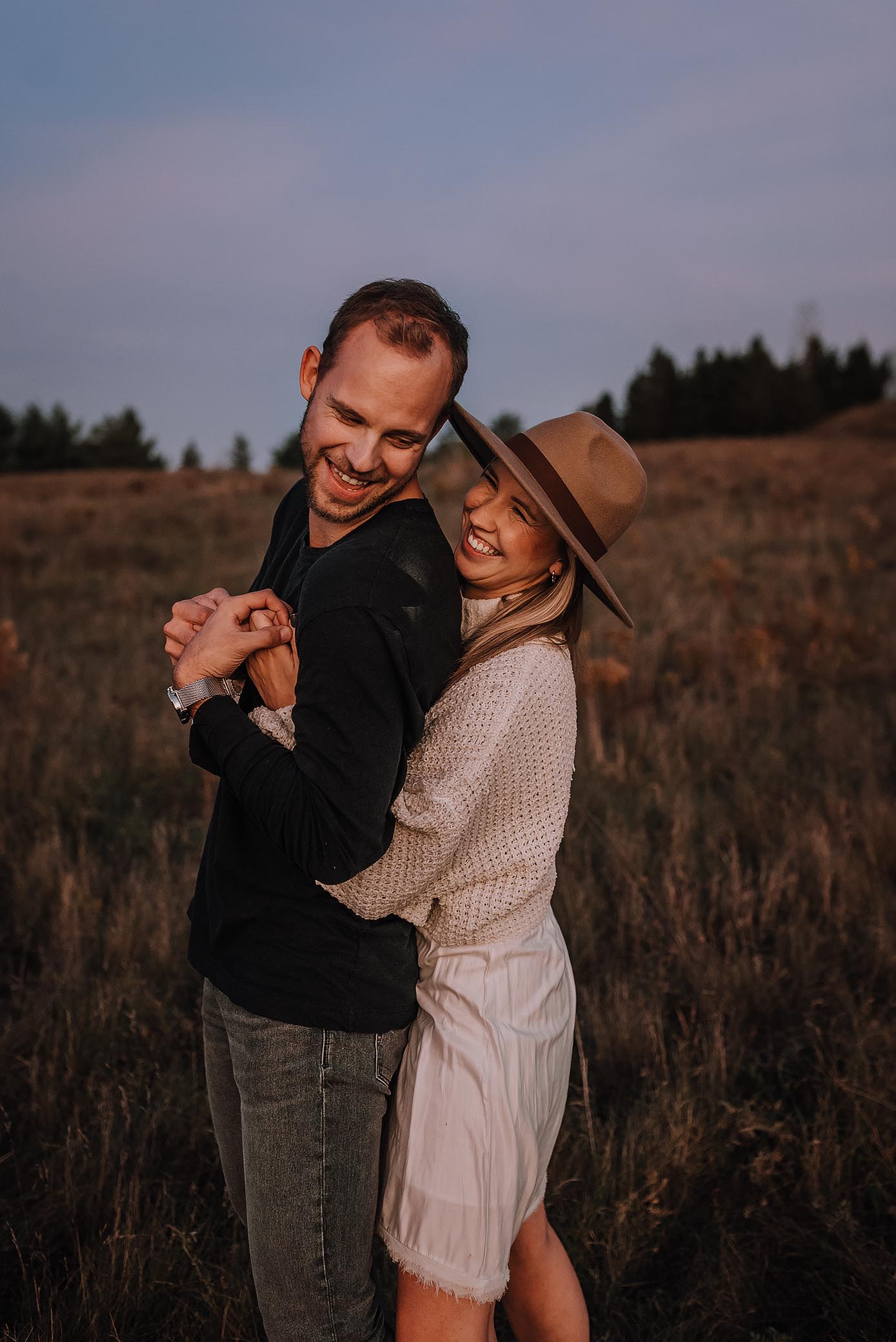 winter cabin elopement