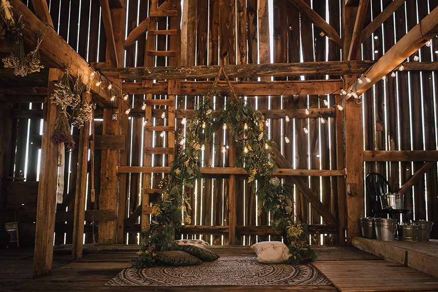 boho barn wedding