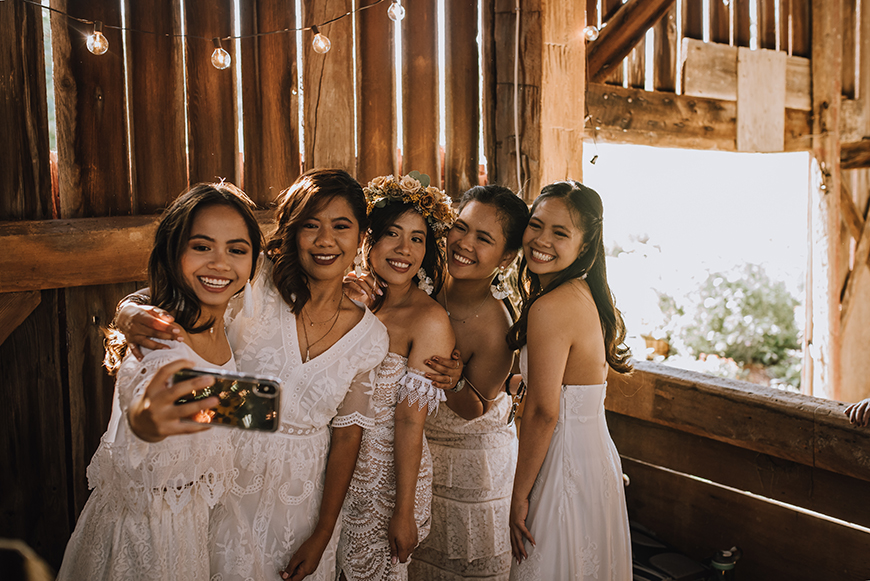 boho barn wedding