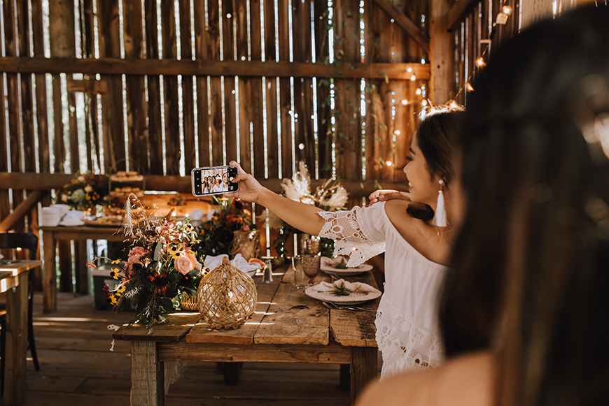 boho barn wedding