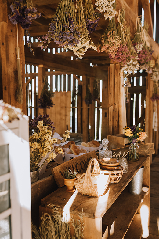 boho barn wedding