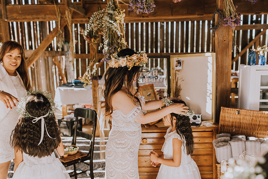 boho barn wedding