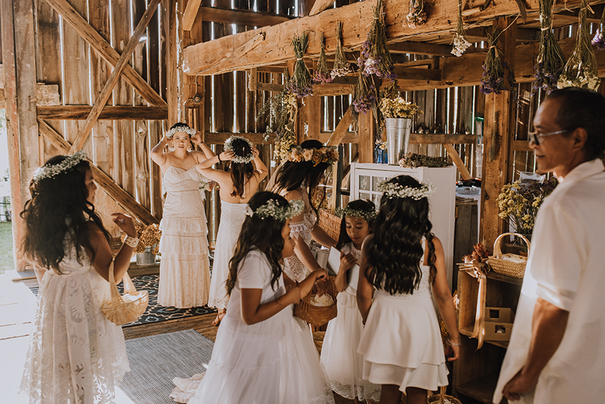 boho barn wedding