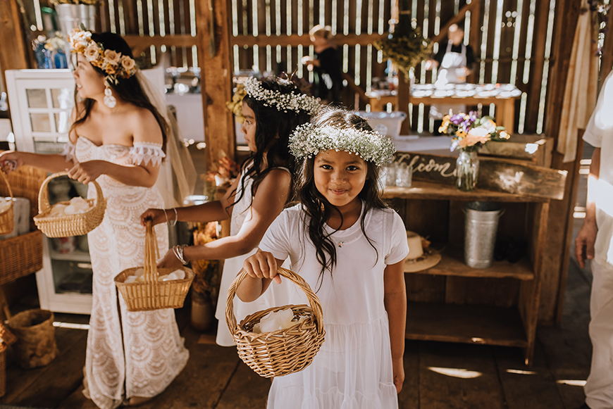 boho barn wedding