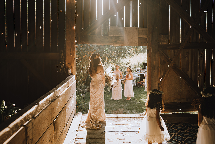 boho barn wedding