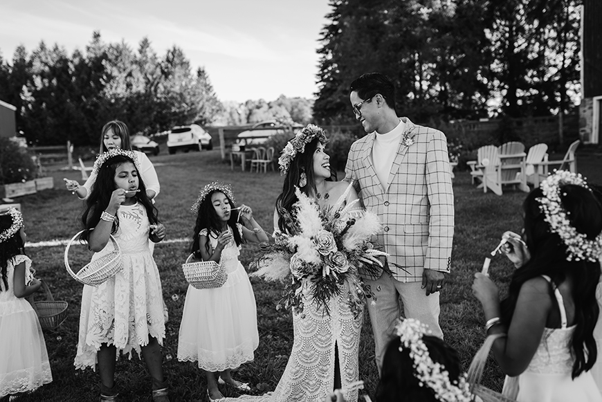 boho barn wedding