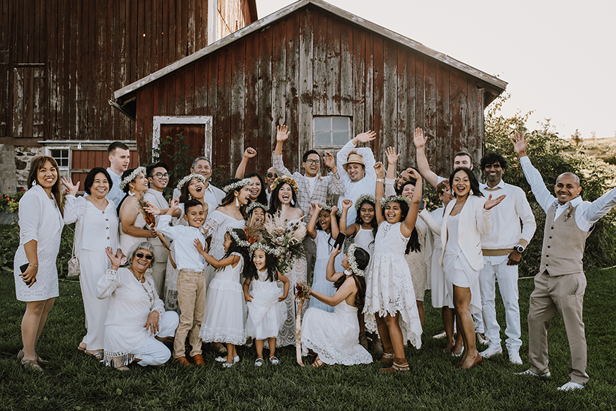 boho barn wedding