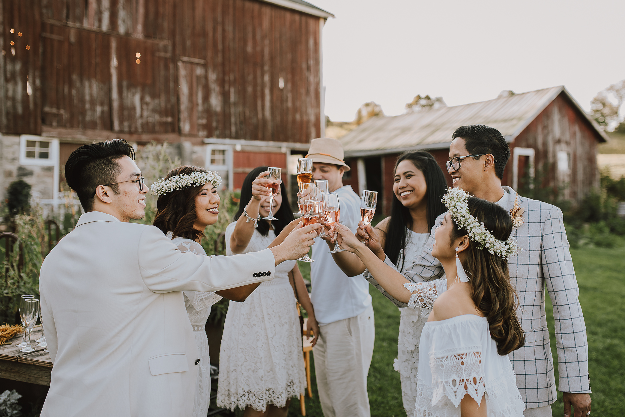 boho barn wedding