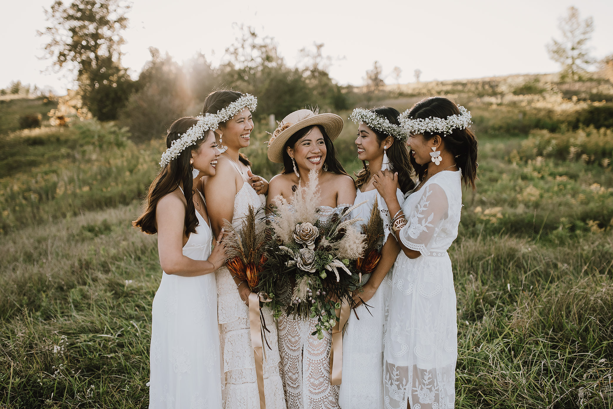 boho barn wedding