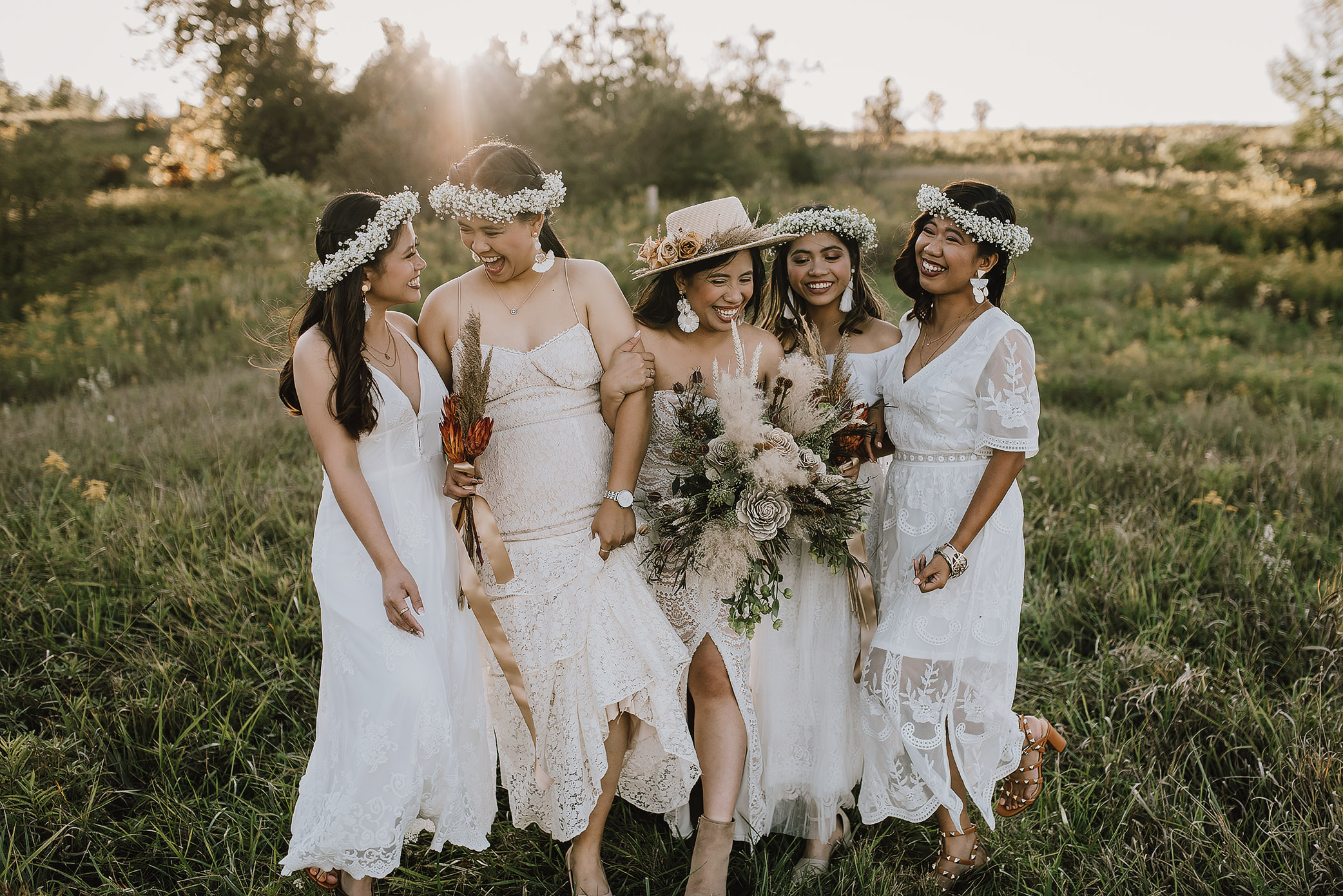 boho barn wedding