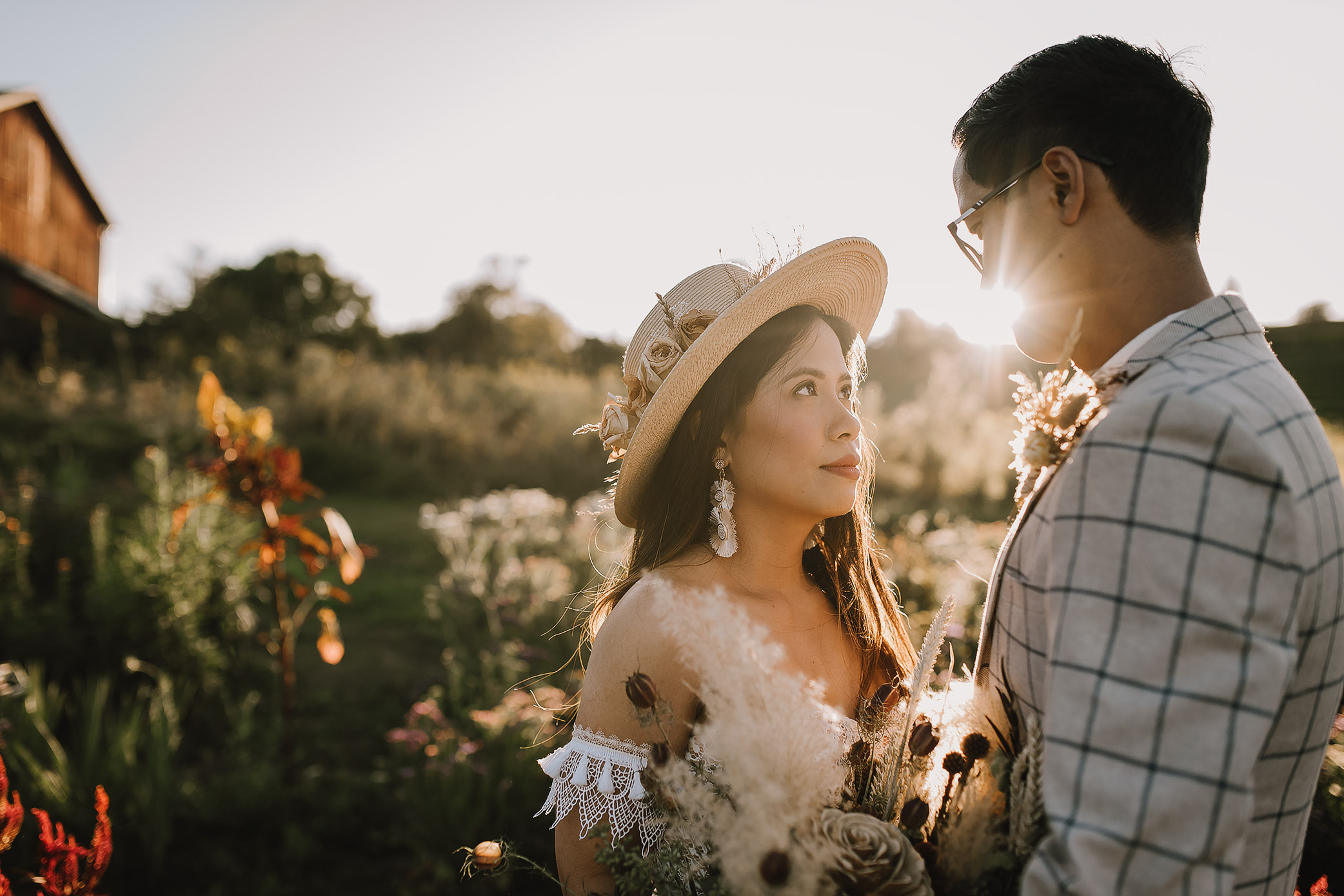 boho barn wedding