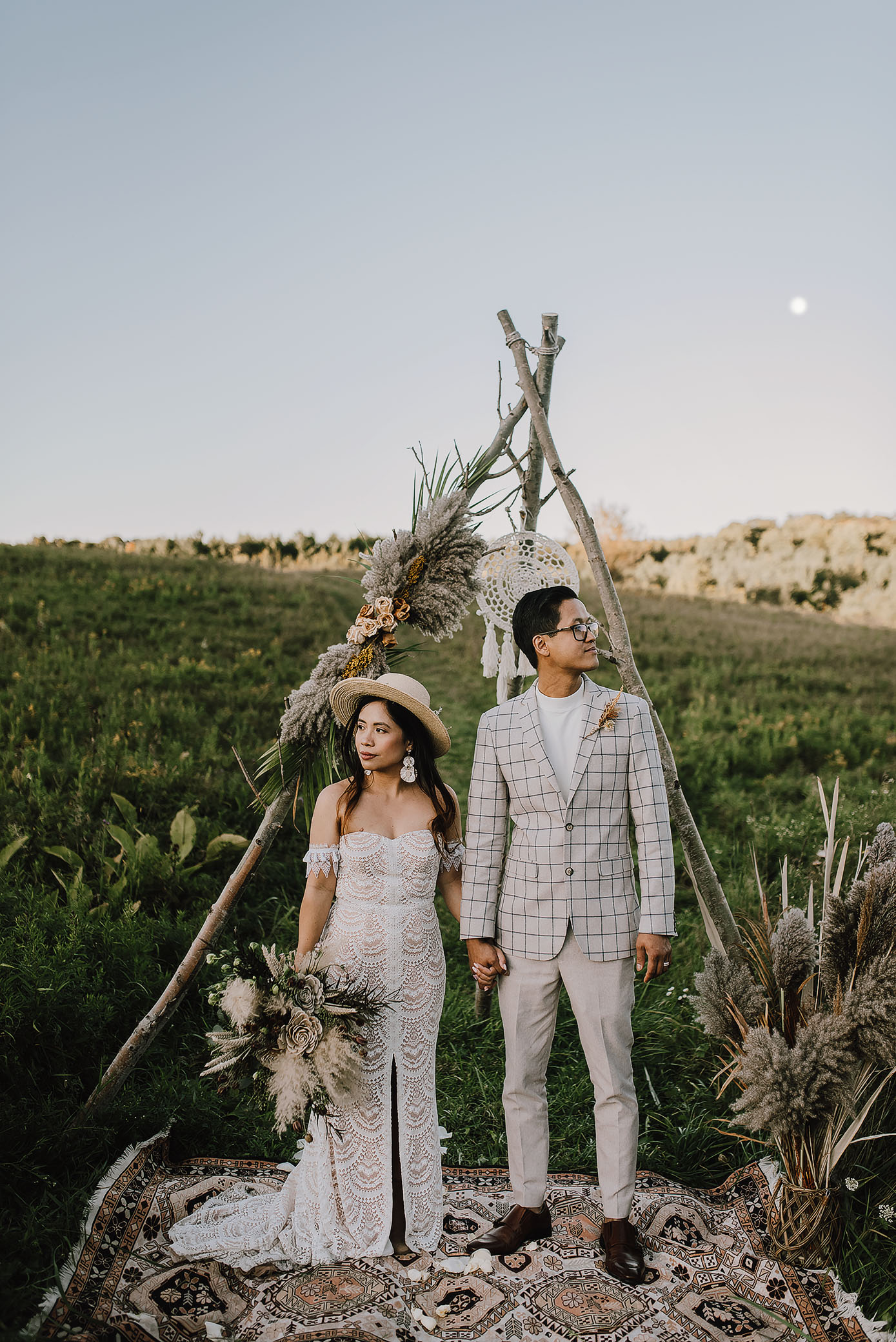 boho barn wedding
