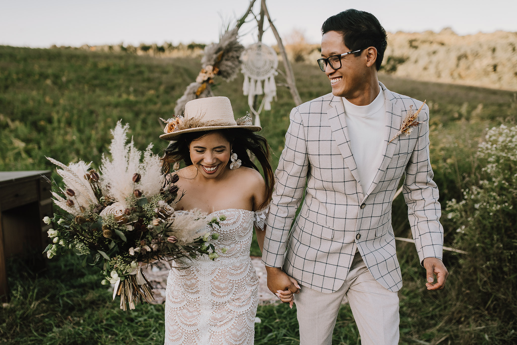 boho barn wedding