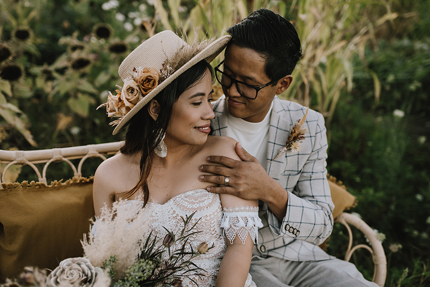 boho barn wedding