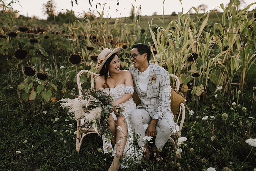 boho barn wedding