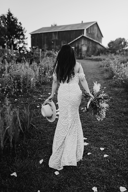 boho barn wedding