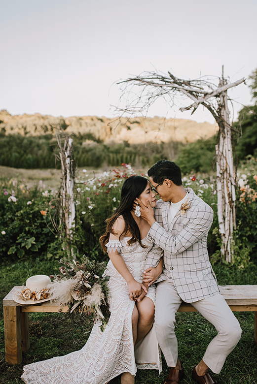 boho barn wedding