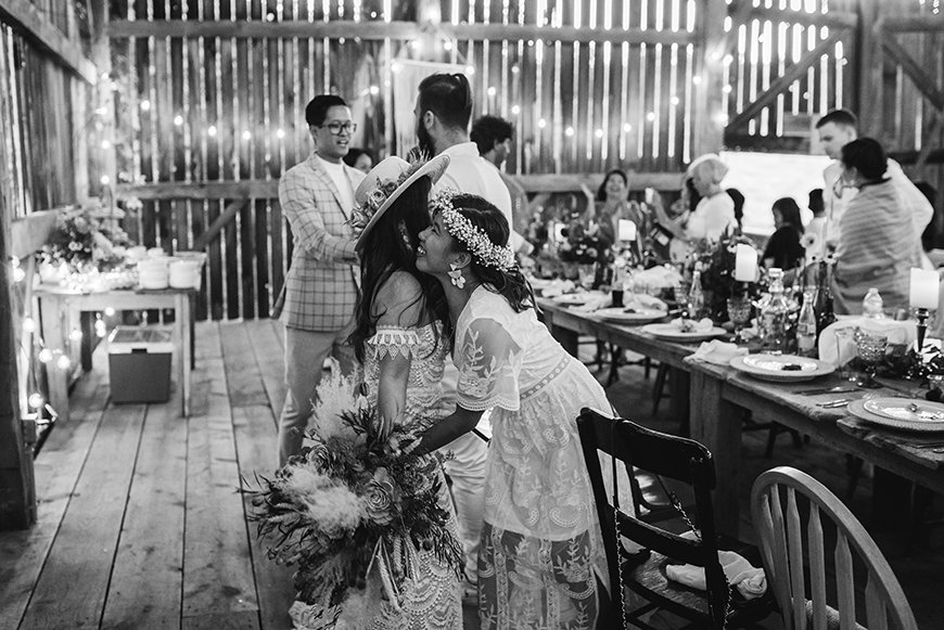 boho barn wedding