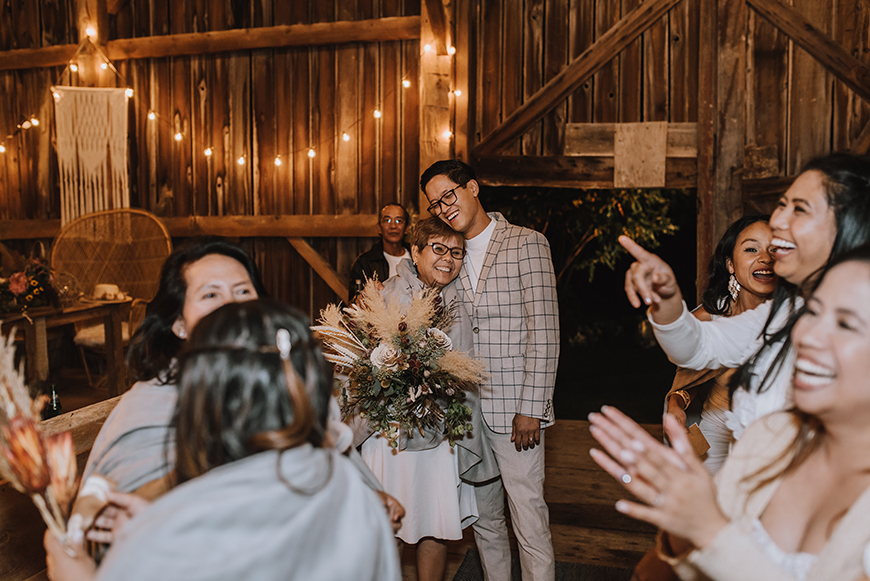 boho barn wedding