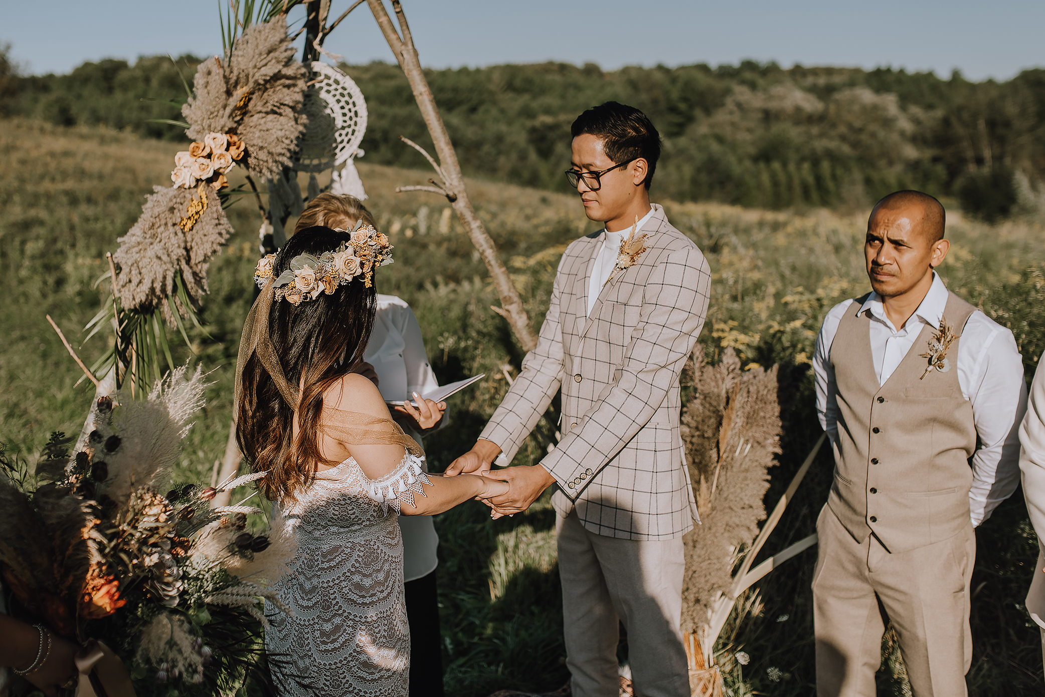 boho barn wedding