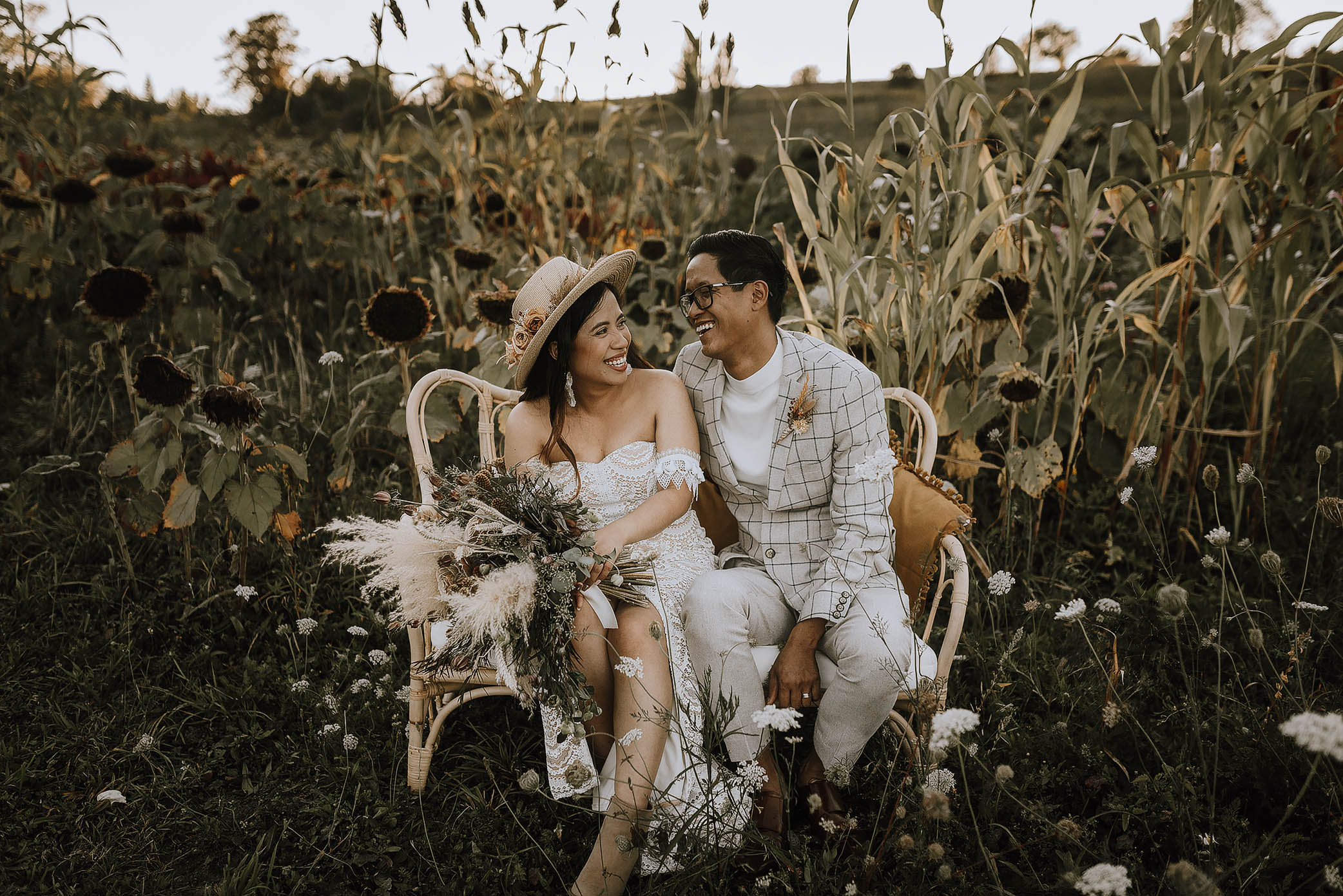 boho barn wedding