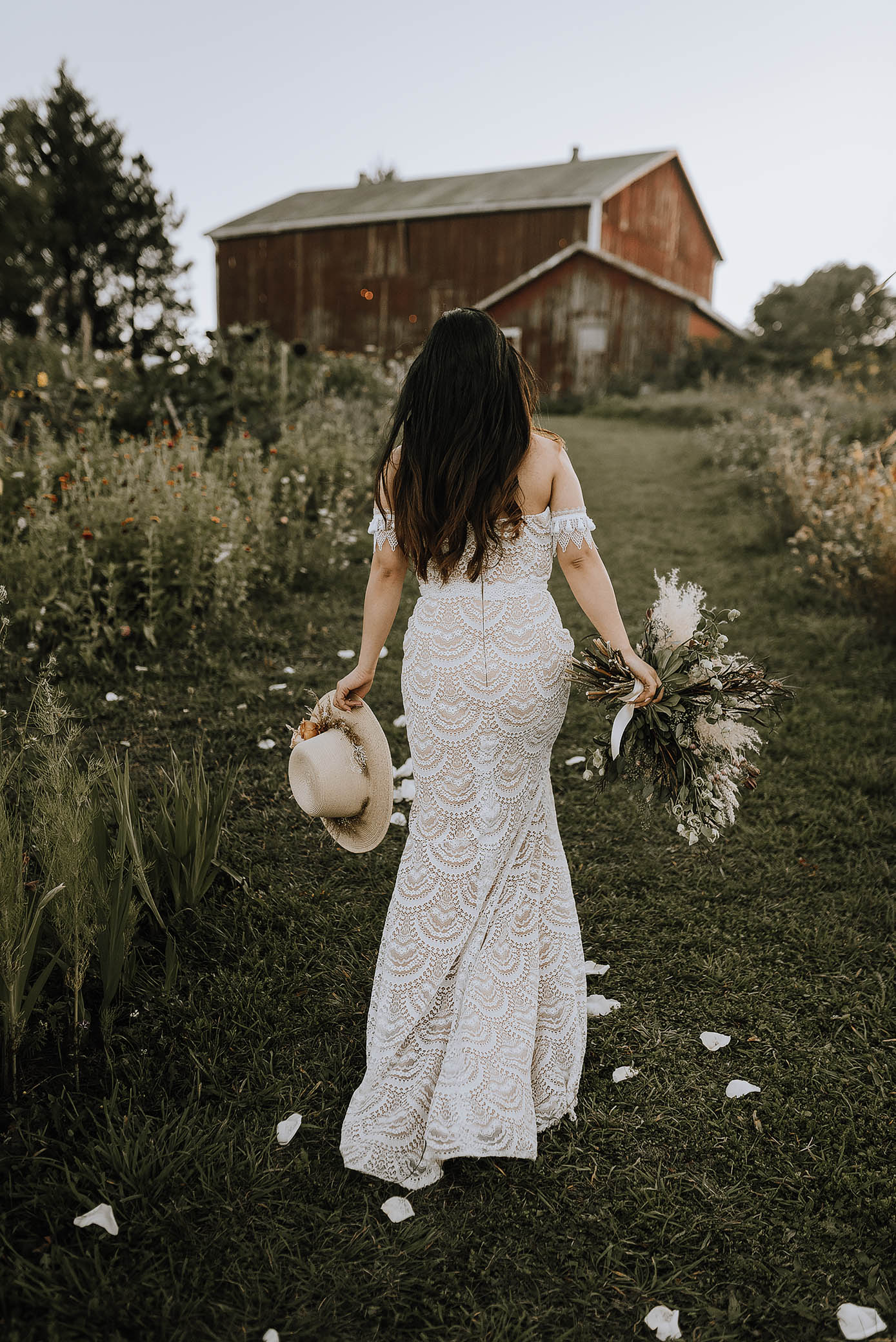 boho barn wedding