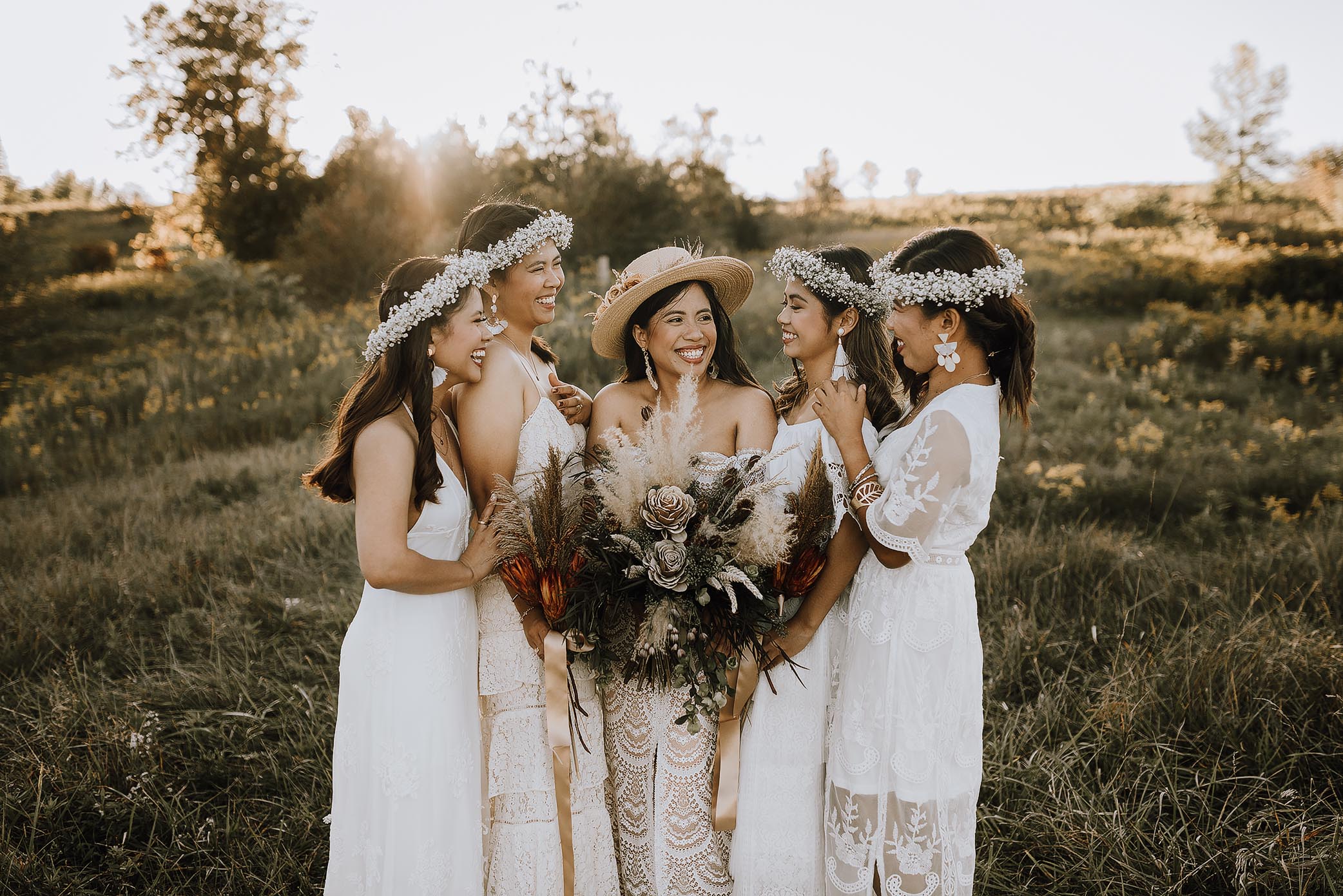 boho barn wedding