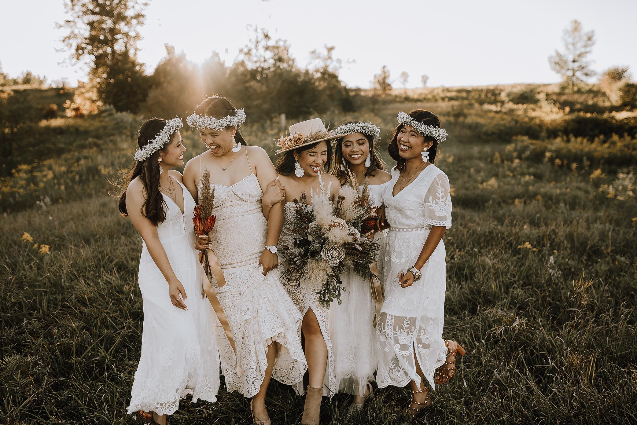 boho barn wedding