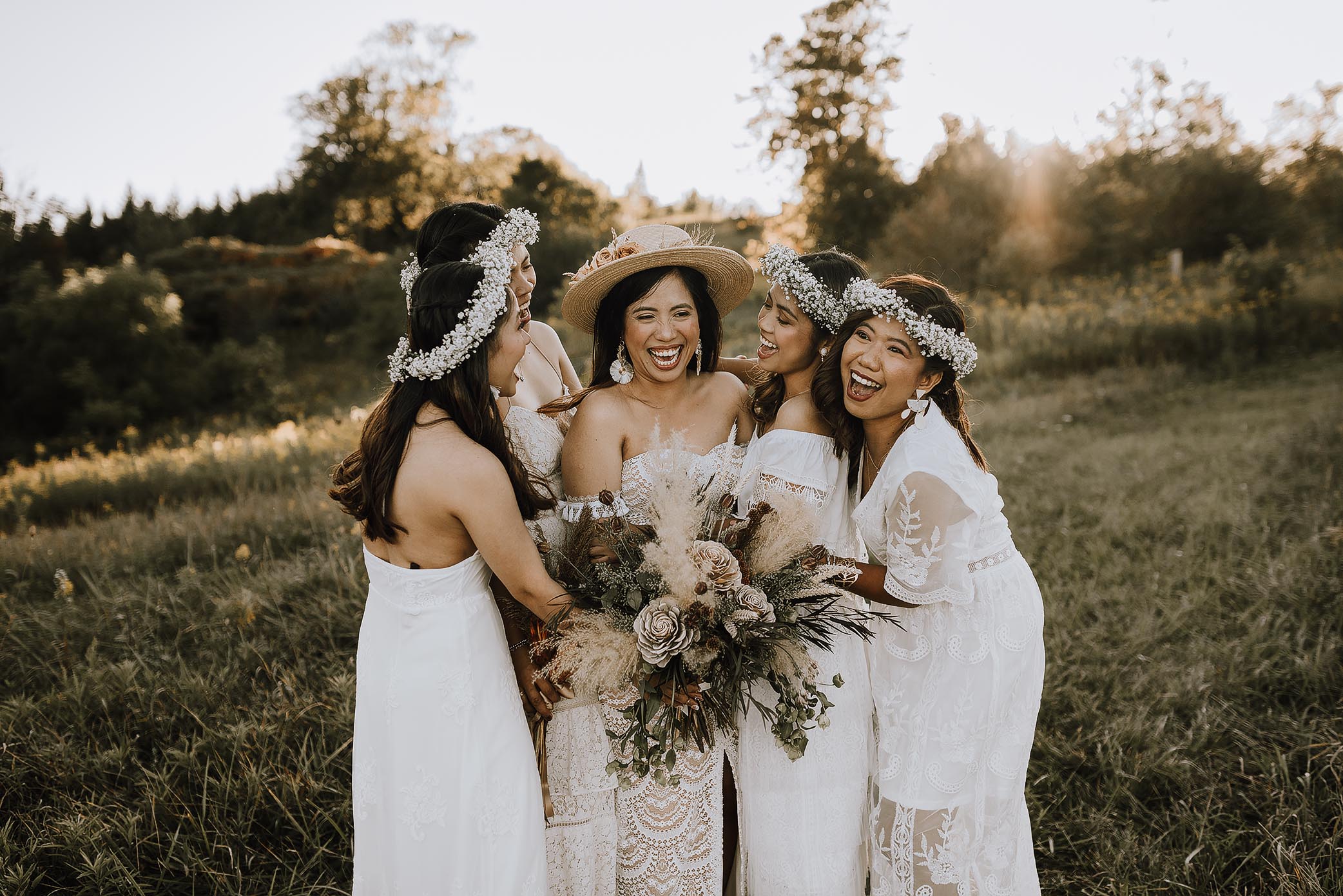 boho barn wedding