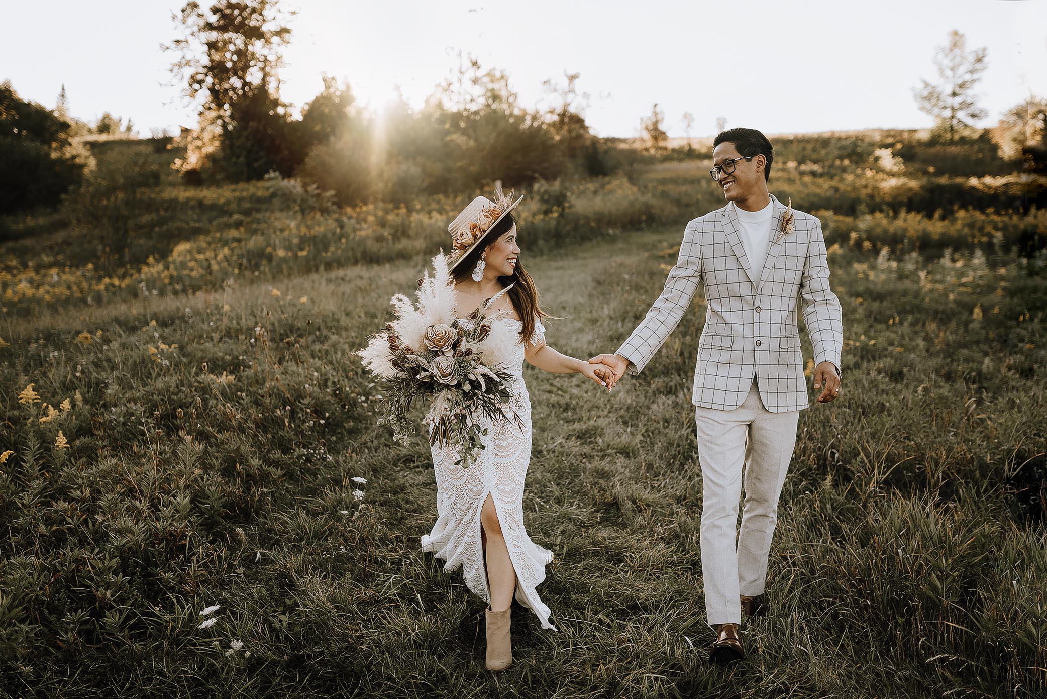 boho barn wedding