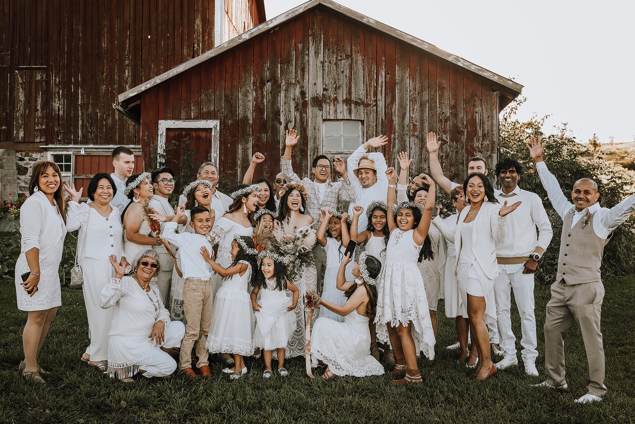 boho barn wedding