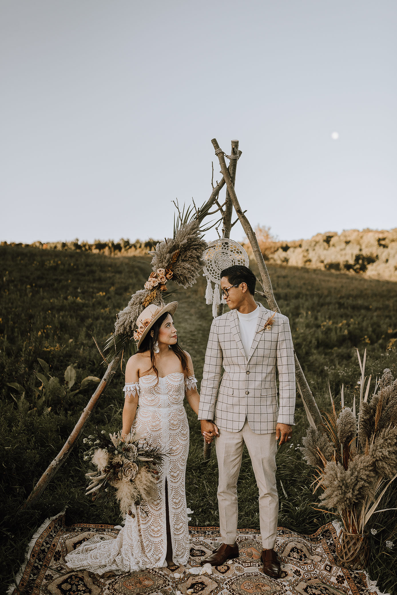 boho barn wedding