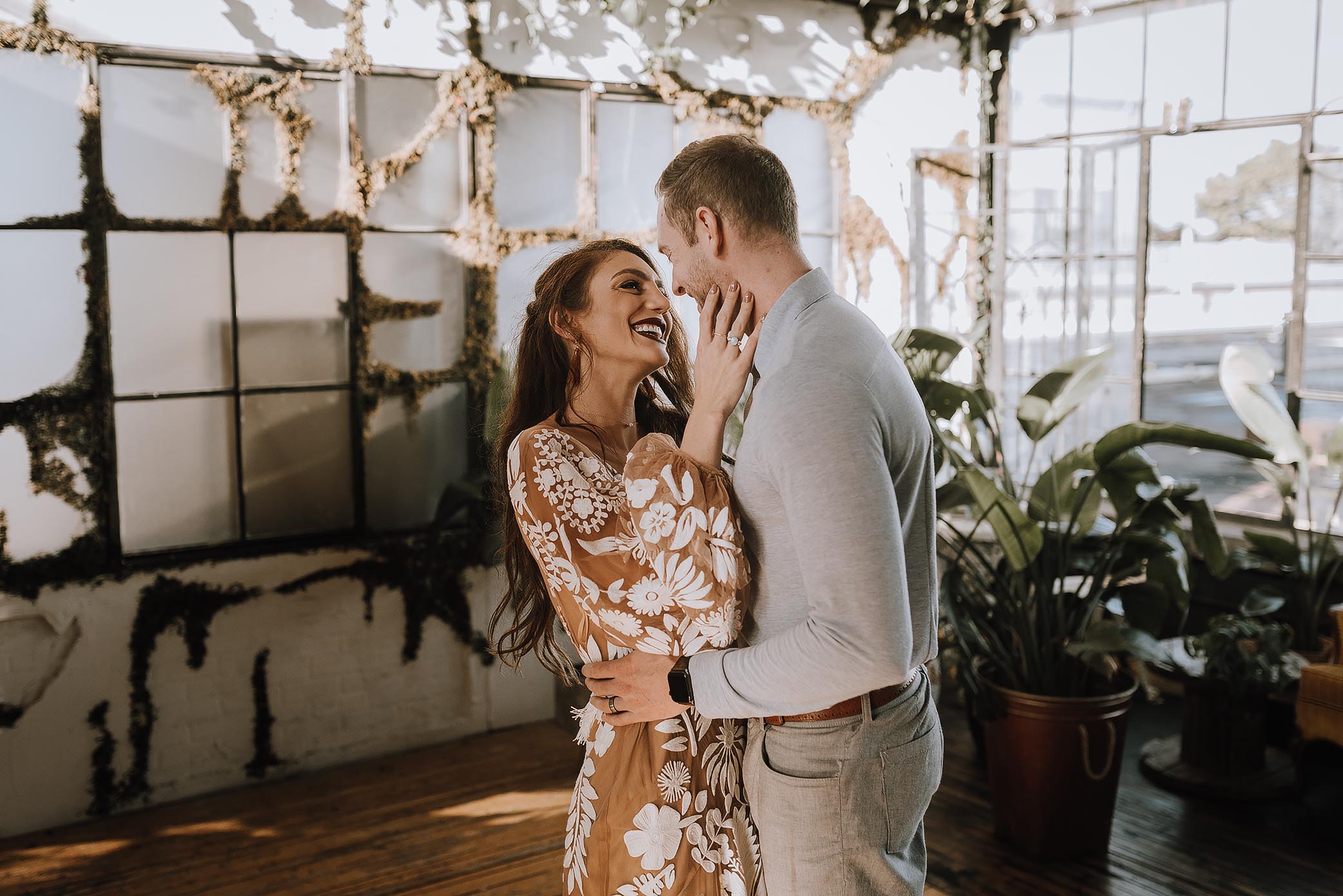 intimate loft elopement